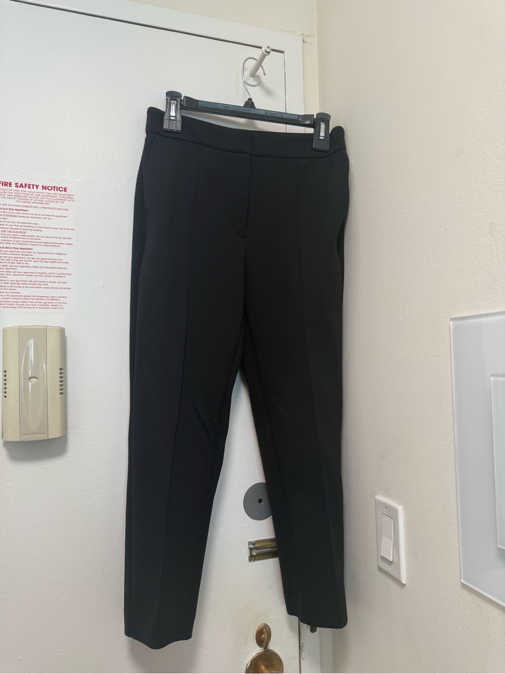 Ann Taylor Petite Double Knit Pintucked Ankle Suit Pants, 6P